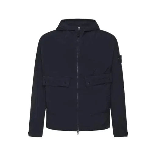 Stone Island Zip-Up Hooded Jacket