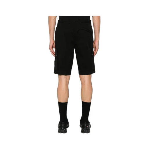 Stone Island Logo Patch Cargo Shorts