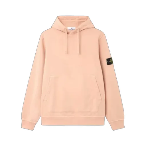 Stone Island Logo Patch Drawstring Hoodie
