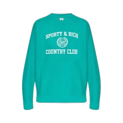 Graphic-Print Crew-Neck Sweatshirt