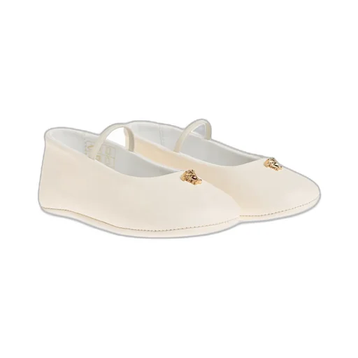 Versace Kids Strap Slip-On Ballet Flats