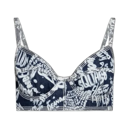 Dsquared2 Cropped Denim Top