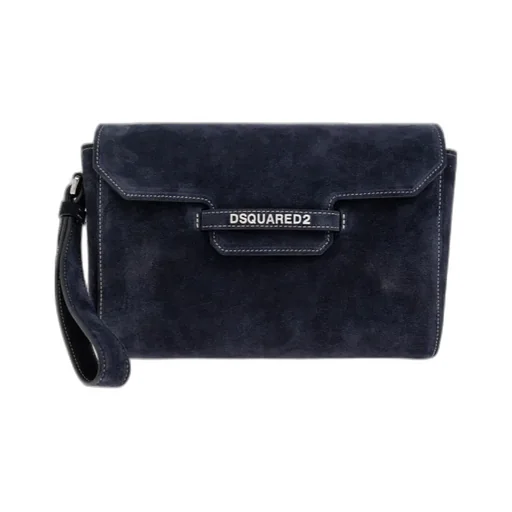 Dsquared2 Logo-Lettering Clutch Bag