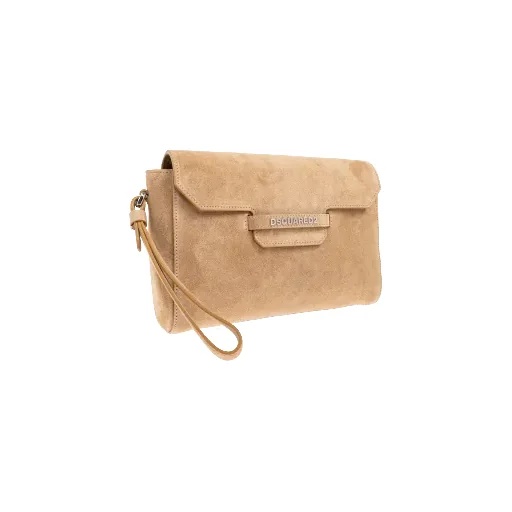 Dsquared2 Logo-Lettering Clutch Bag