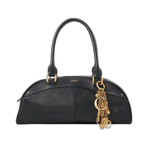 Chlo Bowling Zipped Top Handle Bag