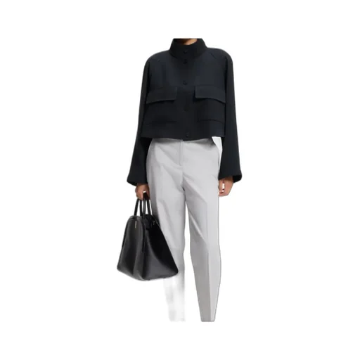 Flap-Pockets Jacket