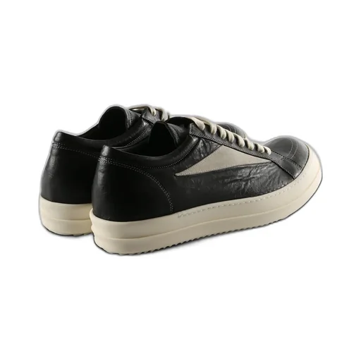 Rick Owens Round Toe Lace-Up Sneakers