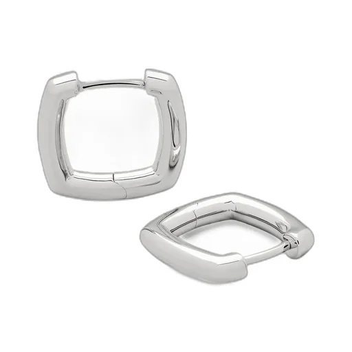 Square And Circular Ring Design Earrings
