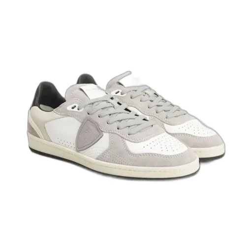 Philippe Model Logo Patch Lace-Up Sneakers