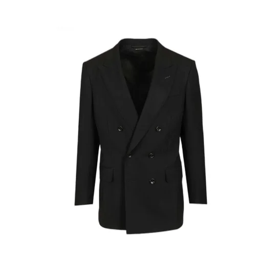 Tom Ford V-Neck Double-Breasted Jacket