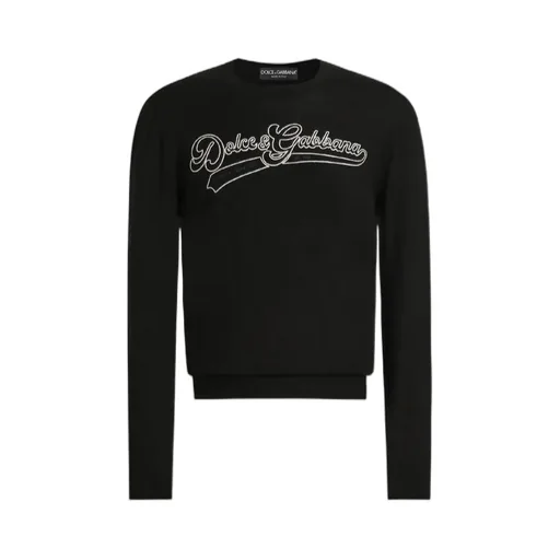 Virgin Wool Pullover With Embroidery