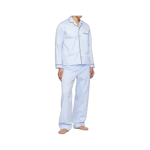 Button-Up Long-Sleeved Pajamas