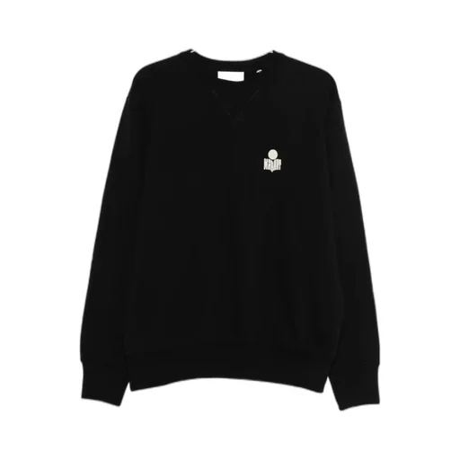 Mike Logo-Embroidered Crew-Neck Sweatshirt