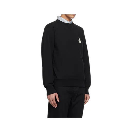 Mike Logo-Embroidered Crew-Neck Sweatshirt