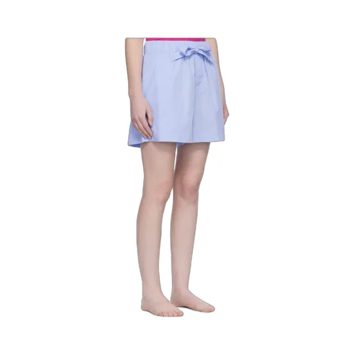 Elastic Waist Pajama Shorts