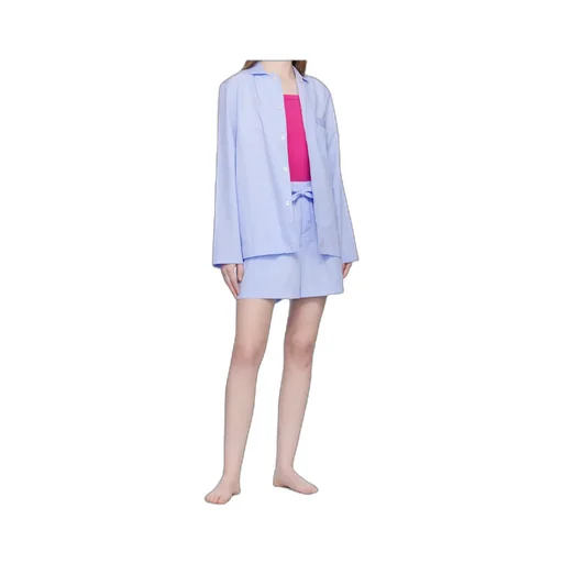 Elastic Waist Pajama Shorts