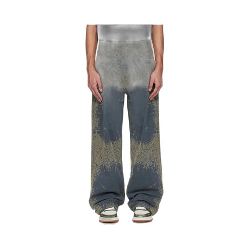 Amiri Paisley Wide-Leg Jeans