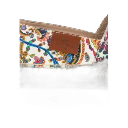 Etro Logo Patch Slip-On Espadrilles
