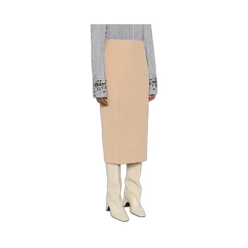 Slit Midi Skirt