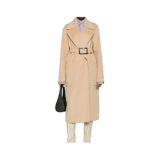 Collared Long-Sleeved Coat