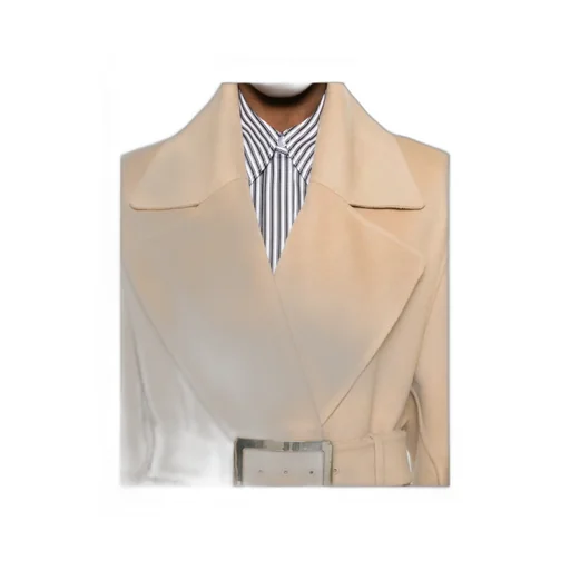 Collared Long-Sleeved Coat