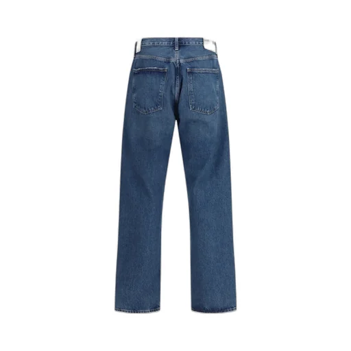 Agolde High-Rise Straight-Leg Jeans