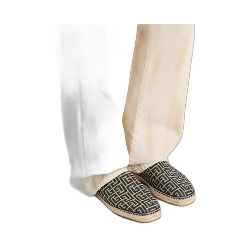 Balmain Monogram Jacquard Espadrilles