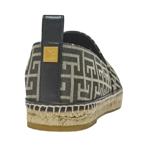 Balmain Monogram Jacquard Espadrilles