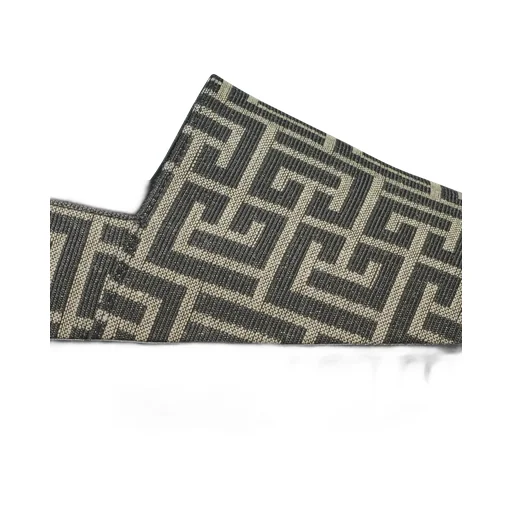 Balmain Monogram Jacquard Espadrilles