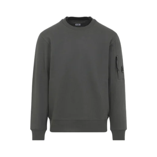 C.P. Company Lens Detailed Crewneck Sweatshirt