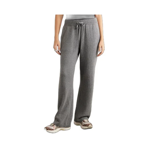 Cashmere Wide-Leg Sweatpants