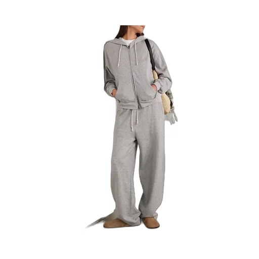 Daily Cashmere Blend Knit Hoodie