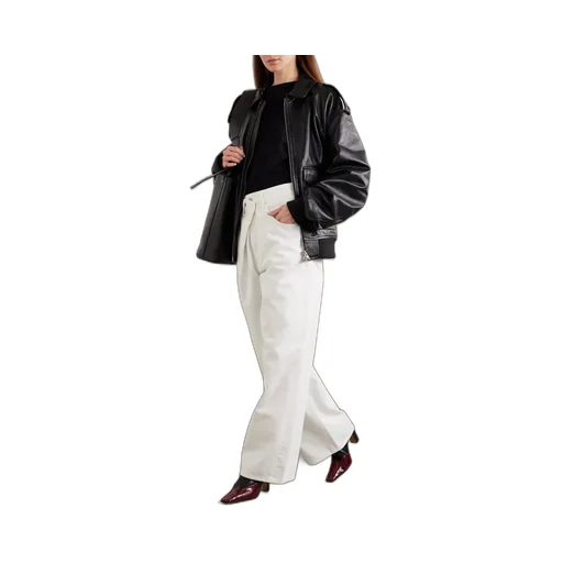 Vana Pleated Wide-Leg Jeans