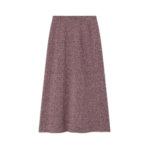 Marl Cashmere Midi Skirt