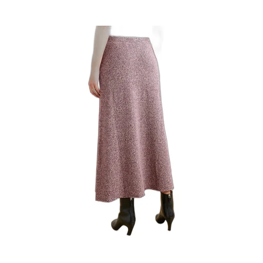 Marl Cashmere Midi Skirt