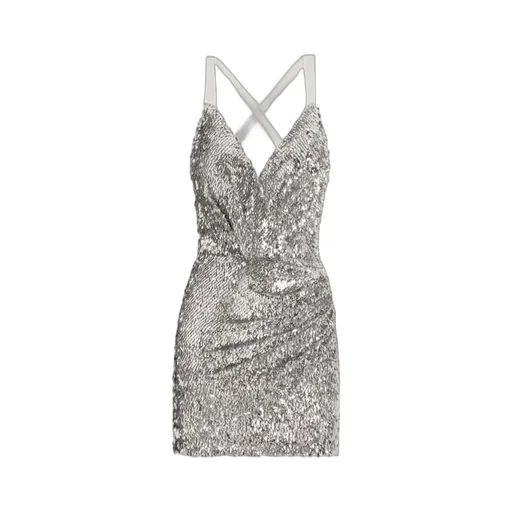 Sequin Crossover Dress