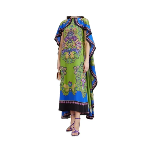 Cape-Effect Dress