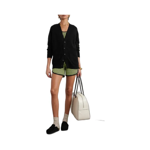 Long-Sleeved Cashmere Cardigan