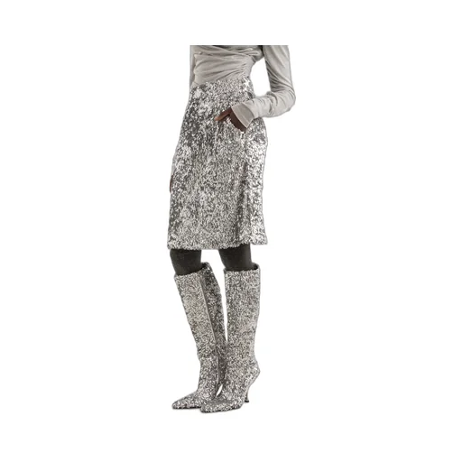 Sequined Midi Skirt
