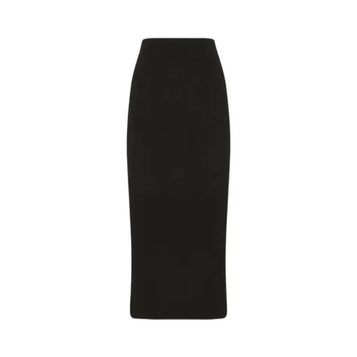 Virgin Wool Pencil Skirt