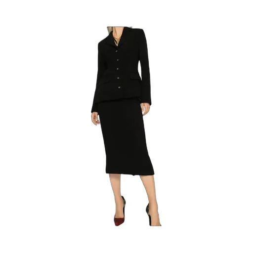 Virgin Wool Pencil Skirt