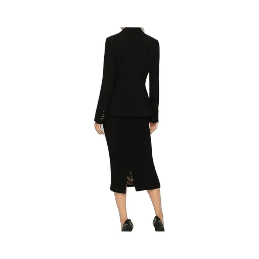 Virgin Wool Pencil Skirt