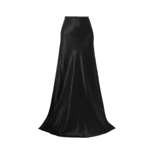 Silk-Satin Maxi Skirt
