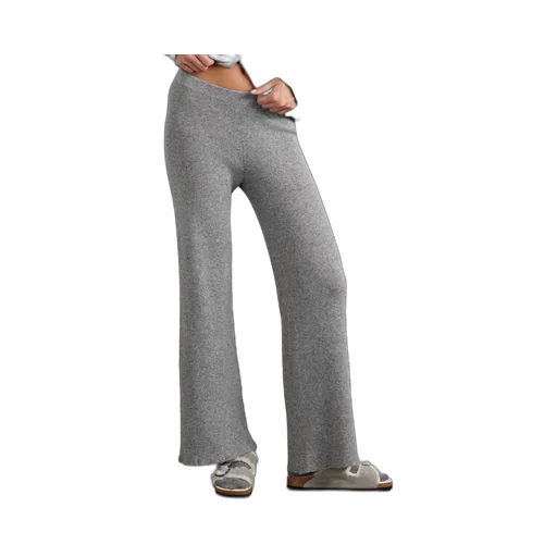 Delicash Ribbed Wide-Leg Casual Pants