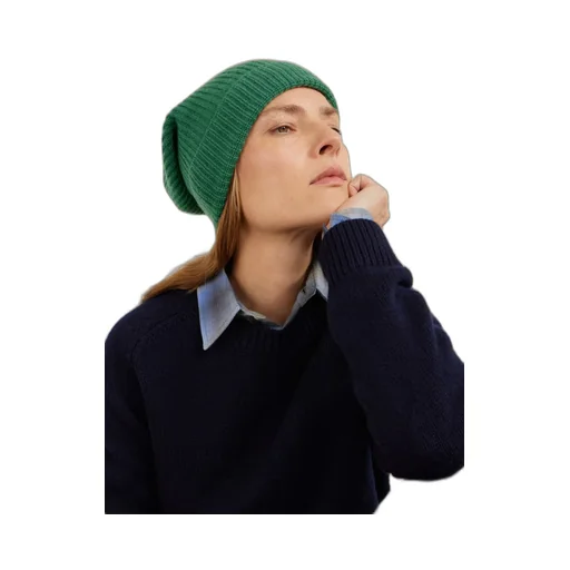 Statesman Ribbed Cashmere Beanie