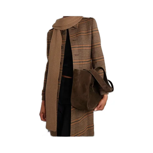 AppliquÉD Ribbed Cashmere Scarf