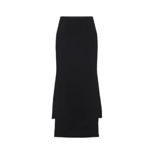 Lanvin High-Rise Textured Skirt