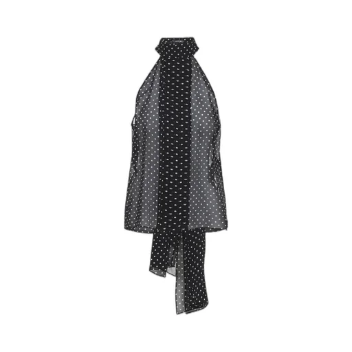 Tom Ford Polka Dot Printed Halterneck Top