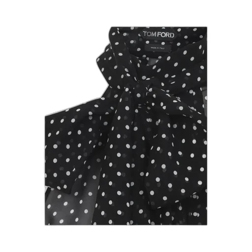 Tom Ford Polka Dot Printed Halterneck Top