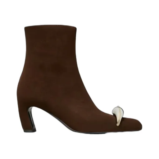 Tory Burch Pierced Heeled Ankle Boots